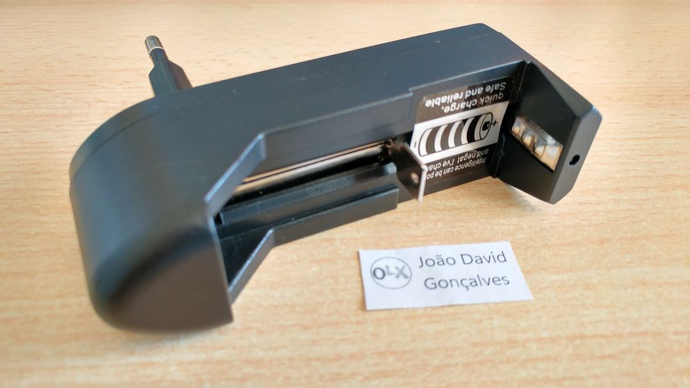 Carregador de pilha bateria recarregável 18650, 14500