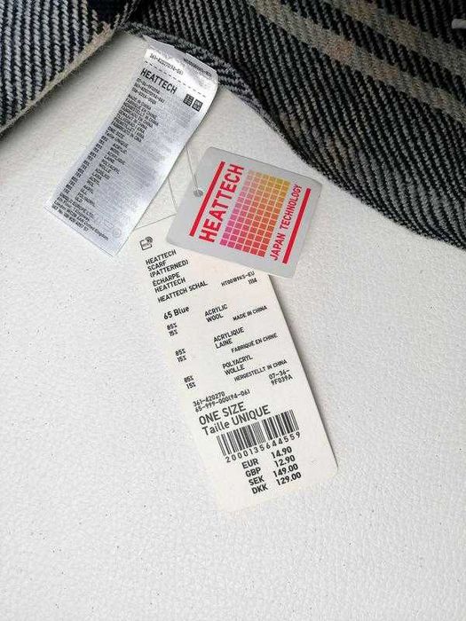 Новый шарф с шерстью Uniqlo