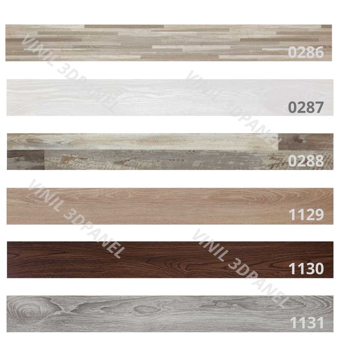 Вінілова самоклеюча вологостійка плитка під ламінат для стін і підлоги