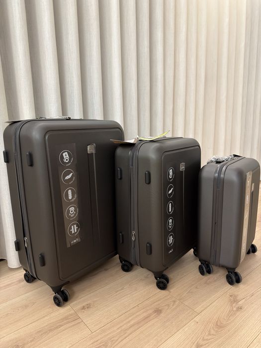 Conjunto de 3 Malas de Viagem Roll Road Novas