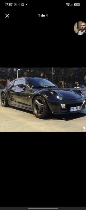 Smart roadster com kit full brabus