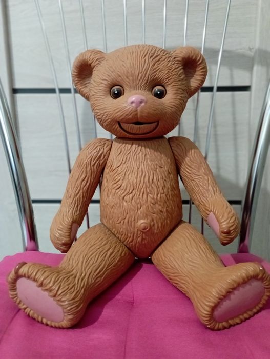 Винтажный мишка рычит Zapf игрушка 1994 Германия