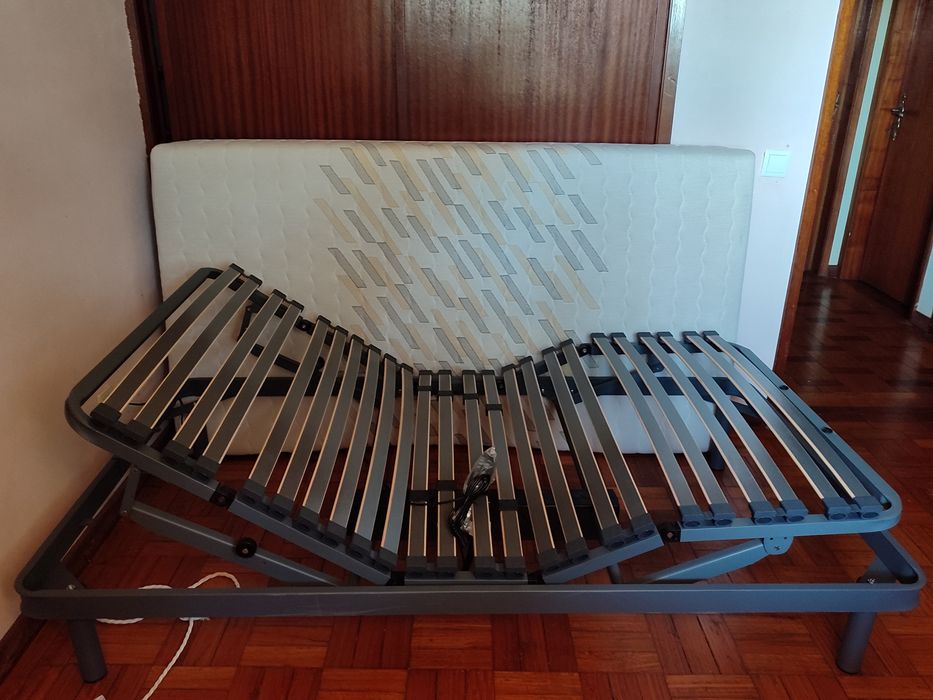 Estrado articulado elétrico+colchão