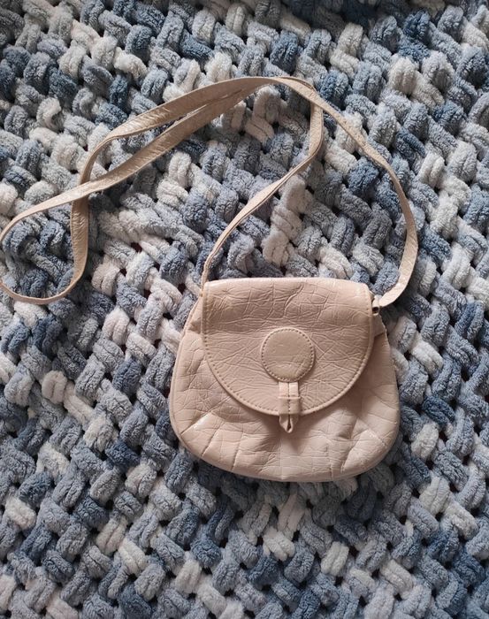 Torebka mała kremowa