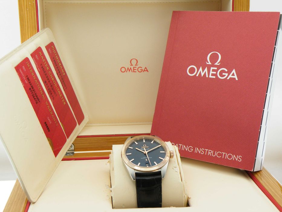 Omega Globermaster Constellation Stal i 18k złoto Komplet