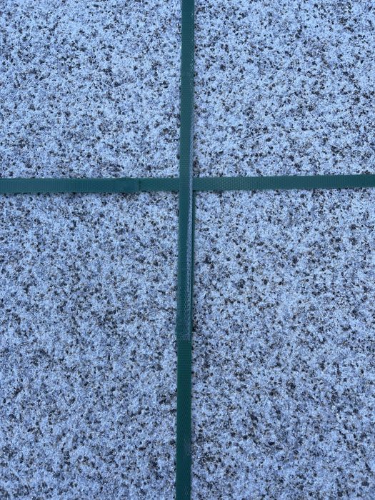 Mosaico de  granito cinza Iberico picado