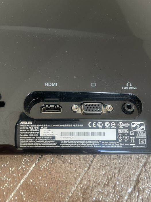 Монітор Asus ML239H