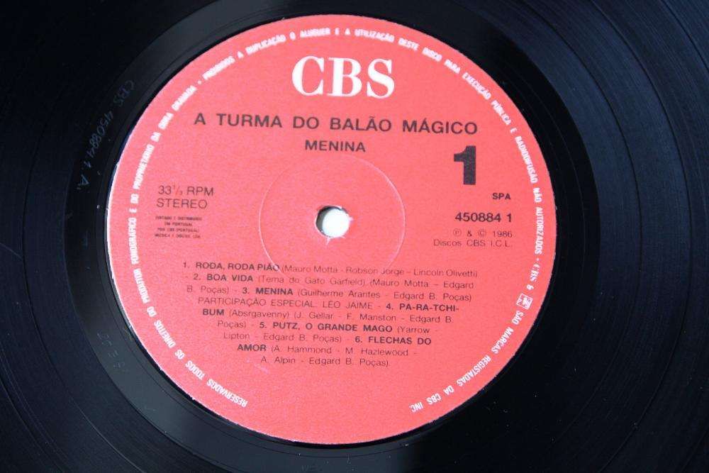 Vinil LP música infantil: A Turma do Balão Mágico