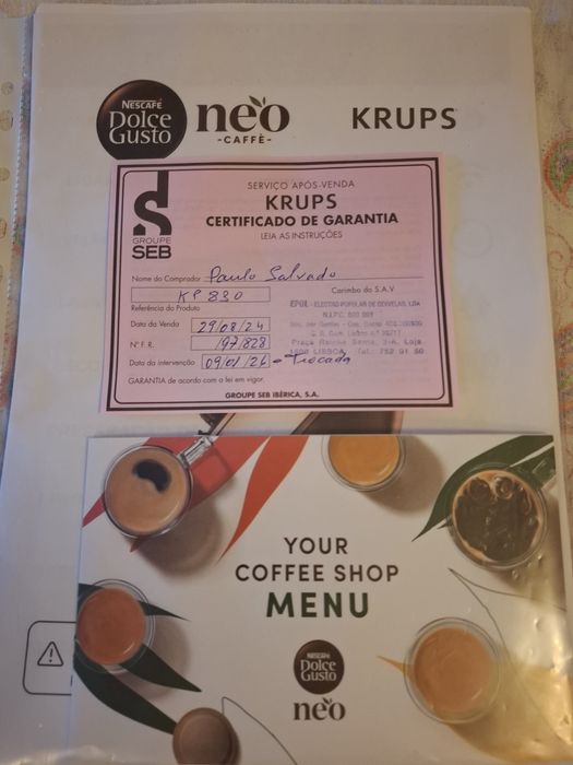 Máquina de café dolce gusto neo