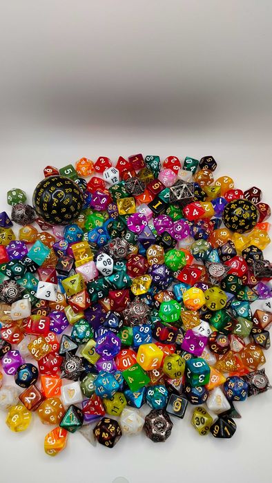 150 losowych kostek do gry 150 kości do gry d&d dnd