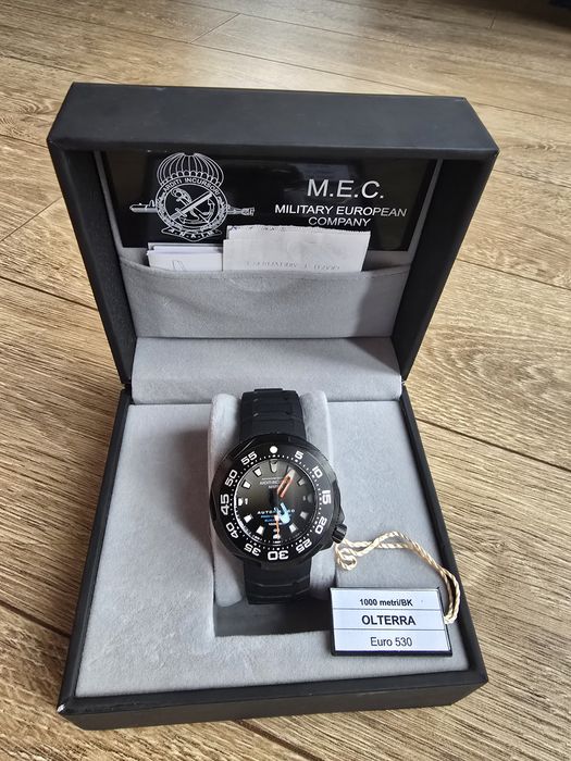 Zegarek MEC Olterra 1000m diver nurek automat