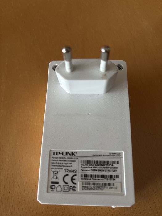 TP Link WiFI AV500 e TPLink-PA4010