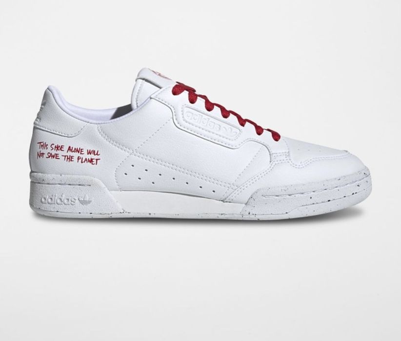 Ténis Adidas NOVOS - Sneakers Continental 80 Vegan Branco e Vermelho