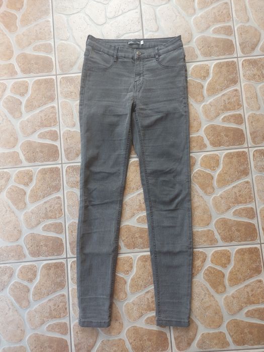 Jeansy skinny Stradivarius czarne M