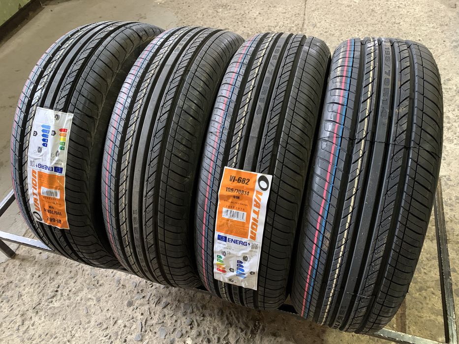 (8шт) нові 195/70R14 Ovation VI-682 (91H) літні шини