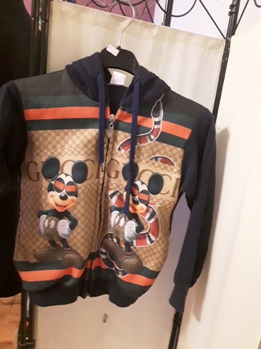 Bluza z kapturem na zamek myszka miki