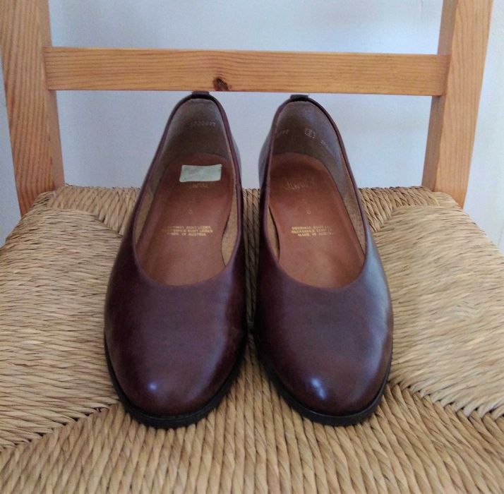 Czółenka luxury skóra naturalna Oswald. Nowe