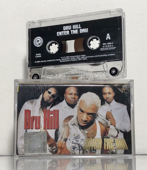 Oryginalna kaseta magnetofonowa Dru Hill Enter the Dru USA Hip-Hop rap