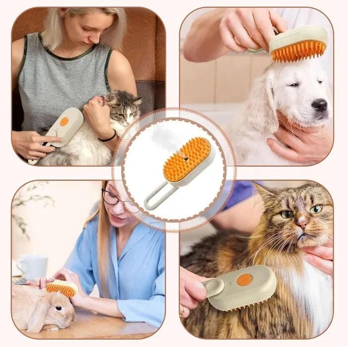 Escova de vapor para gatos