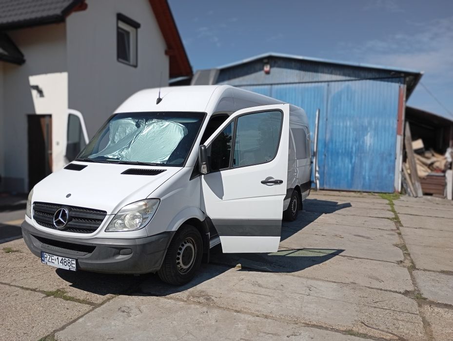 Camper Mercedes sprint mier 906 l4h2 2  zamiana na busa chłodnie