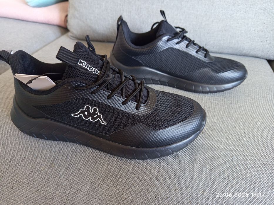 Czarne Sneakersy Kappa SS24-3C040