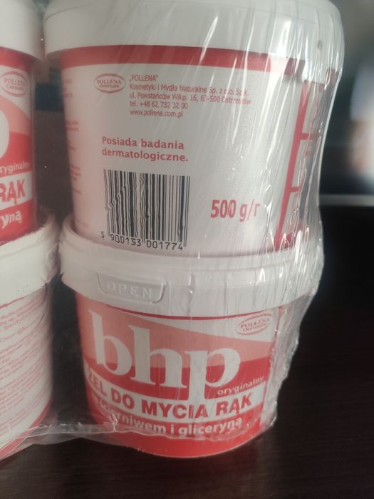 Żel do mycia rąk ze scierniwem