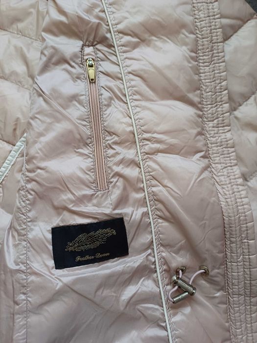 Massimo Dutti pikowana puchowa kurtka rozmiar XL