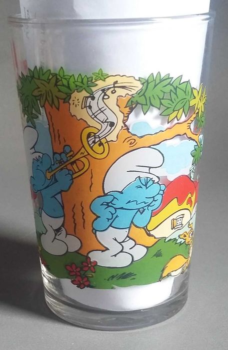 Copo da coleção Estrunfes/ Smurfs