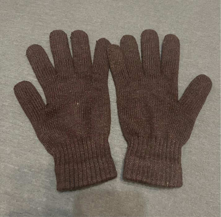 Rękawiczki brązowe unisex