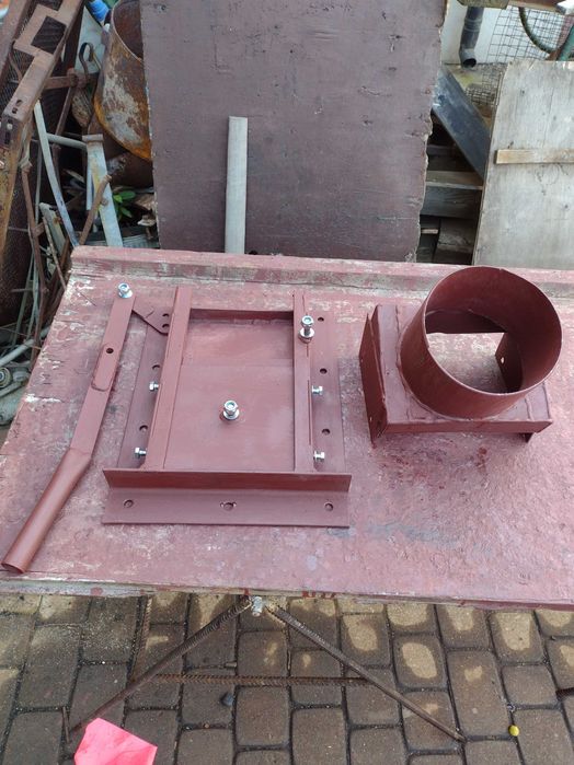 Zsyp,wysyp,szyber do zboża przykręcany z lejem,rura