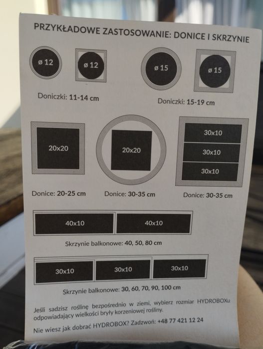 Hydrobox magazyn wody 40 ma 10 cm