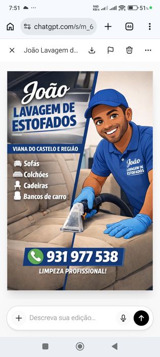 Higienização de estofados