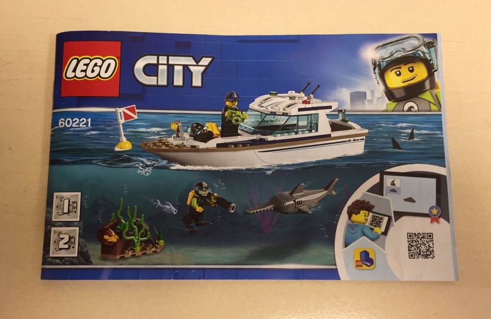 Lego City Яхта для дайвинга (60221)