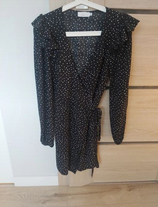 Piękna sukienka Laurella w groszki r.XS