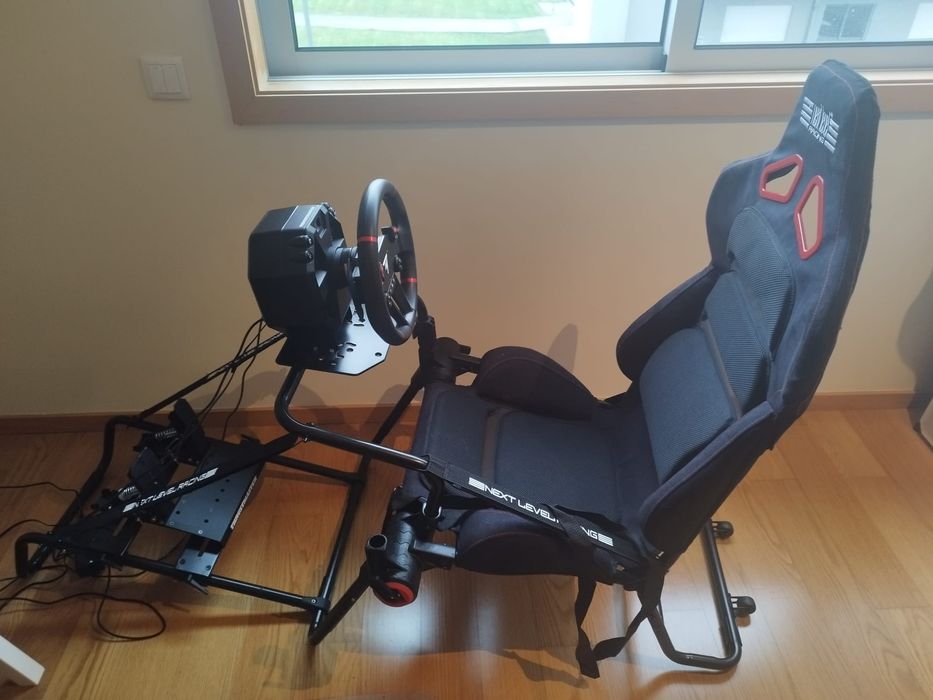 Volante Thrustmaster T598 + cockpit Next Level Racing GT Lite Pro