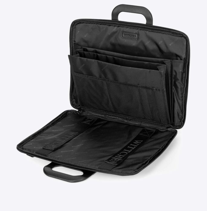 Torba na laptopa z imitacji skóry WITTCHEN, czarna_NOWA
