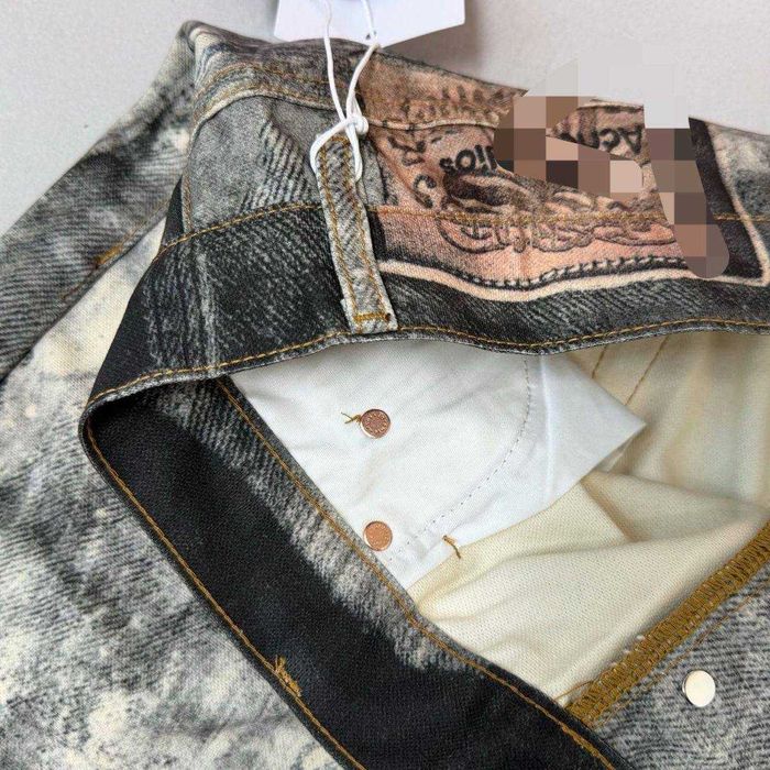 Джинси Acne Studios Painted Black Y2K Джинсы Акне Студиос черные — zdjęcie 4