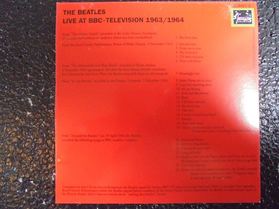 The Beatles - Live At BBC - Television 1963-1964