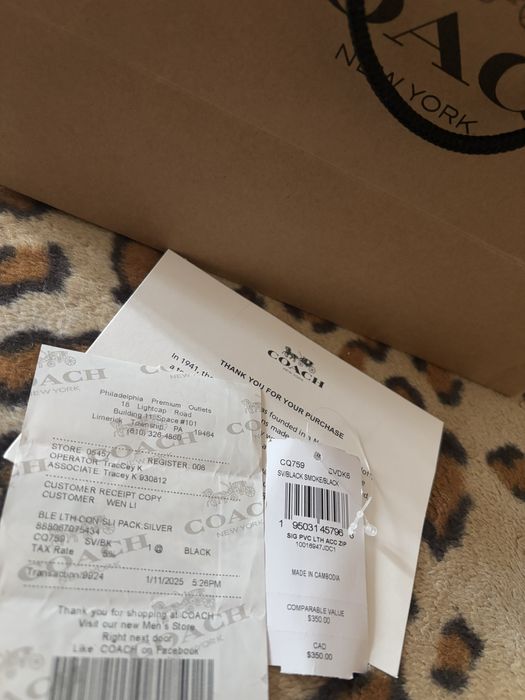 Сумка Coach Tabby 26 Black оригінал