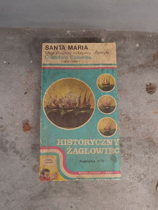 modelarski drewniany zestaw Santa Maria