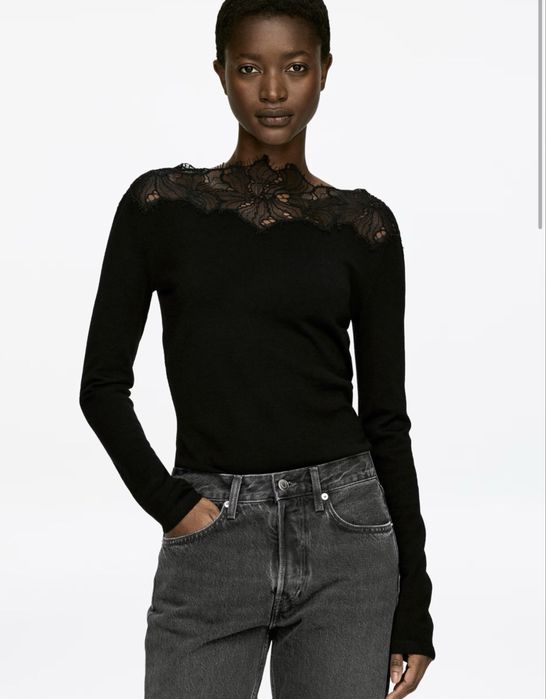 Красивенний топ кофта Arket 100 %вовна, new!