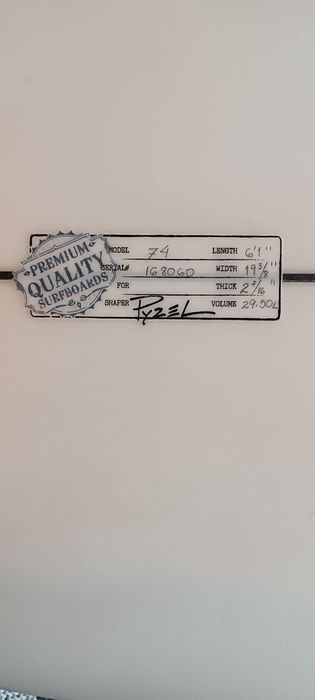 Prancha Pyzel 6'1  29,5 L