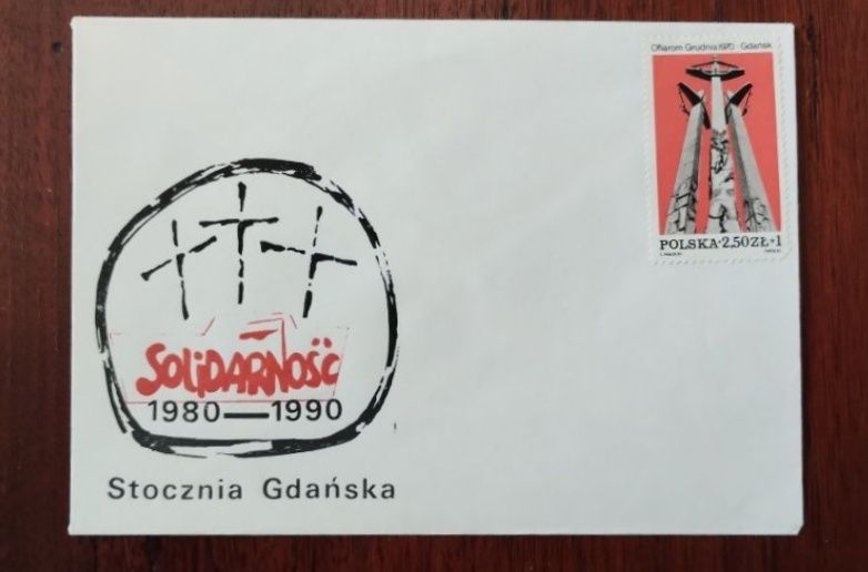 Stocznia Gdańska koperta Solidarność