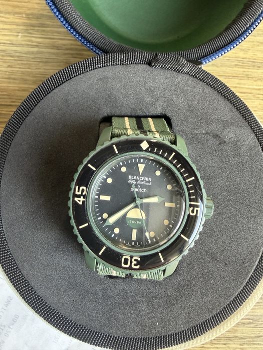 Swatch x Blancpain Scuba Fifty Fathoms Green Abyss
