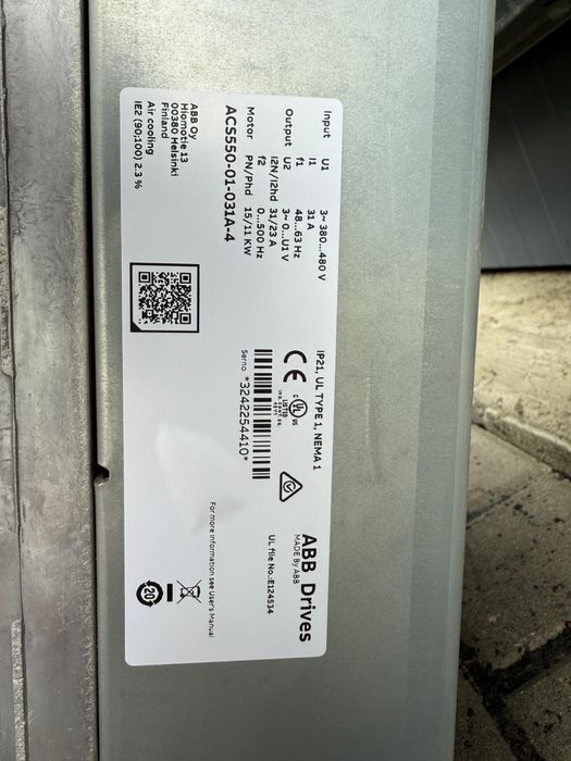 Falownik ABB ACS550 15 kW