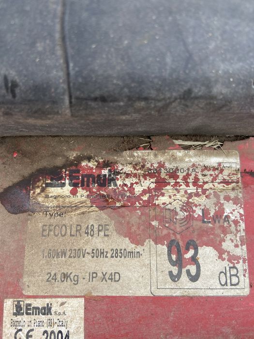 Corta relva grande electrico