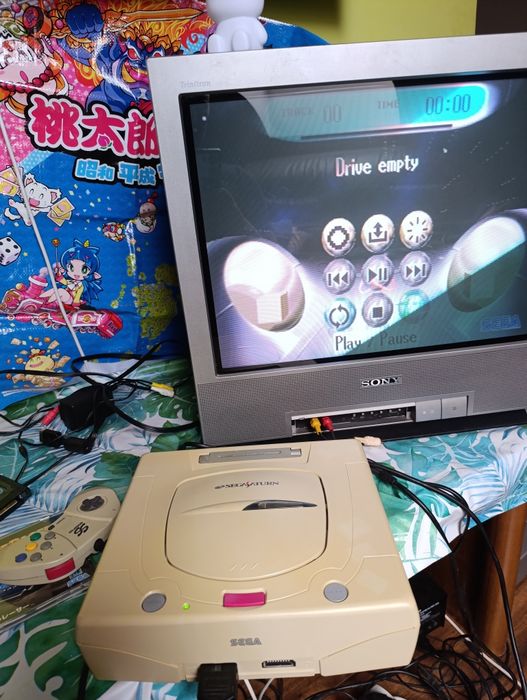 Sega Saturn NTSC-J HST-3220 Biała
