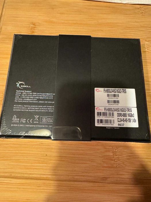 Memórias G.SKILL Trident Z5 Royal
Ainda fechadas na embalagem selada.