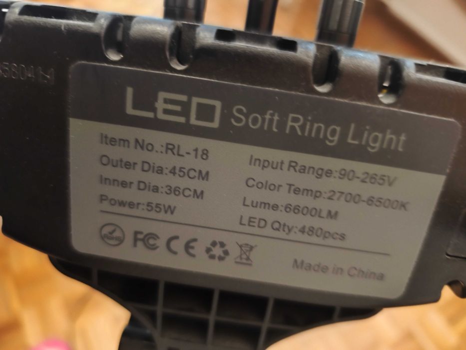 Ringo Light Profissional LED 45cm (18 polegadas)