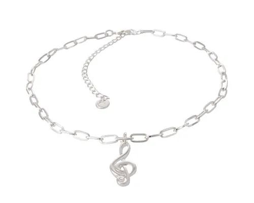 naszyjnik klucz wiolinowy basic chain aria martelle 50 cm